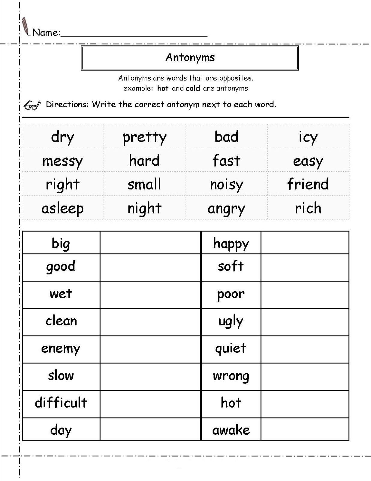 Second Grade Worksheets Learning Printable