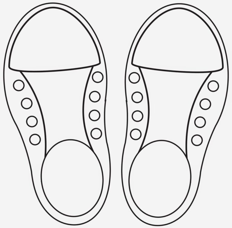 Shoe Printable Template