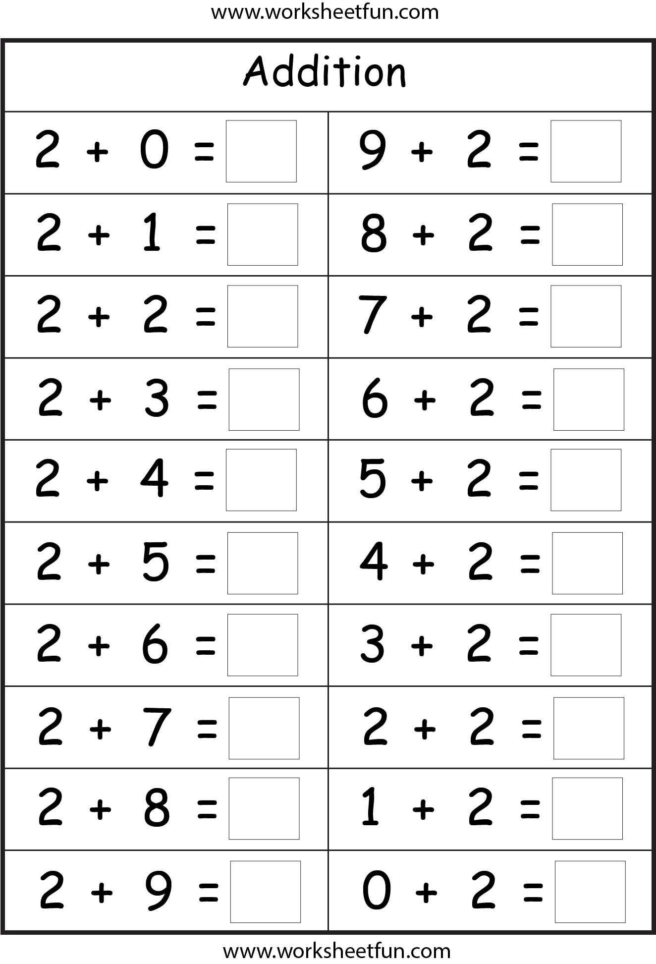 Simple Addition Facts Worksheet Deb Moran 39 s Multiplying Matrices Simple Addition Facts Worksheet Deb Moran 39 s Multiplying Matrices