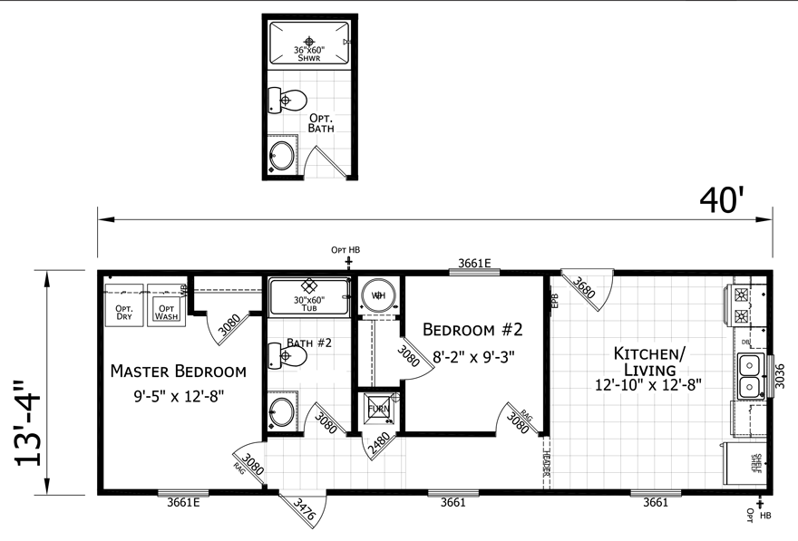 Single Wide Mobile Home Floor Plans Factory Select Homes