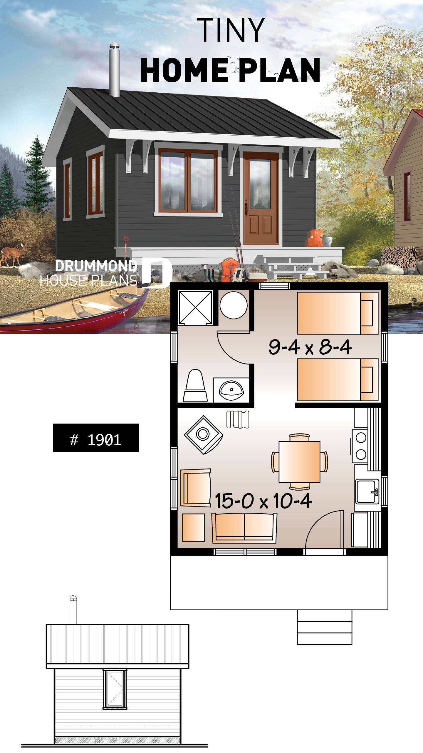 Small One Bedroom House Plans House Plans