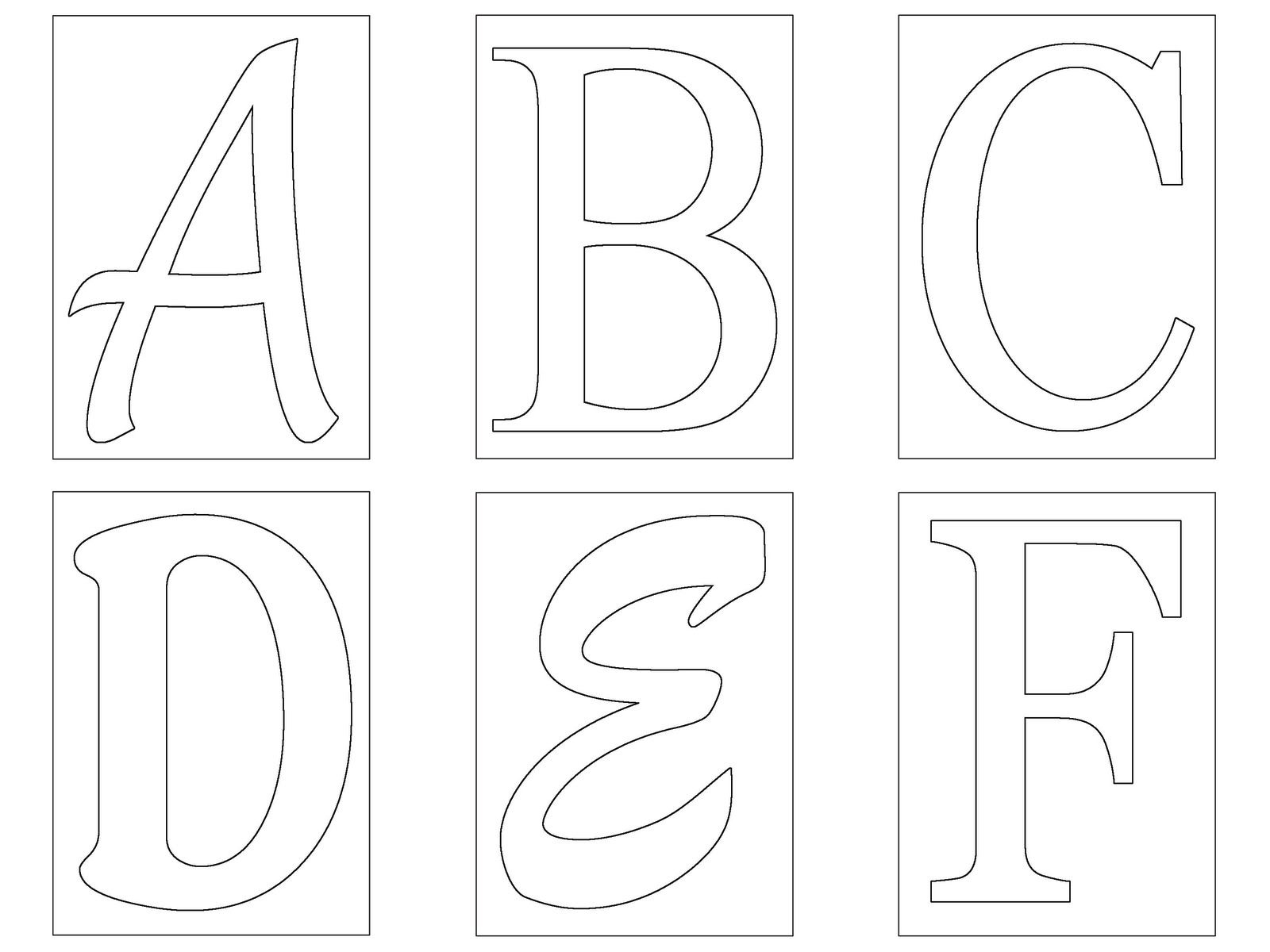 Stencil Letters Free Printable Pdf 3 4 Inch