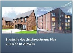 Strategic Housing Investment Plan 2021 22 To 2025 26