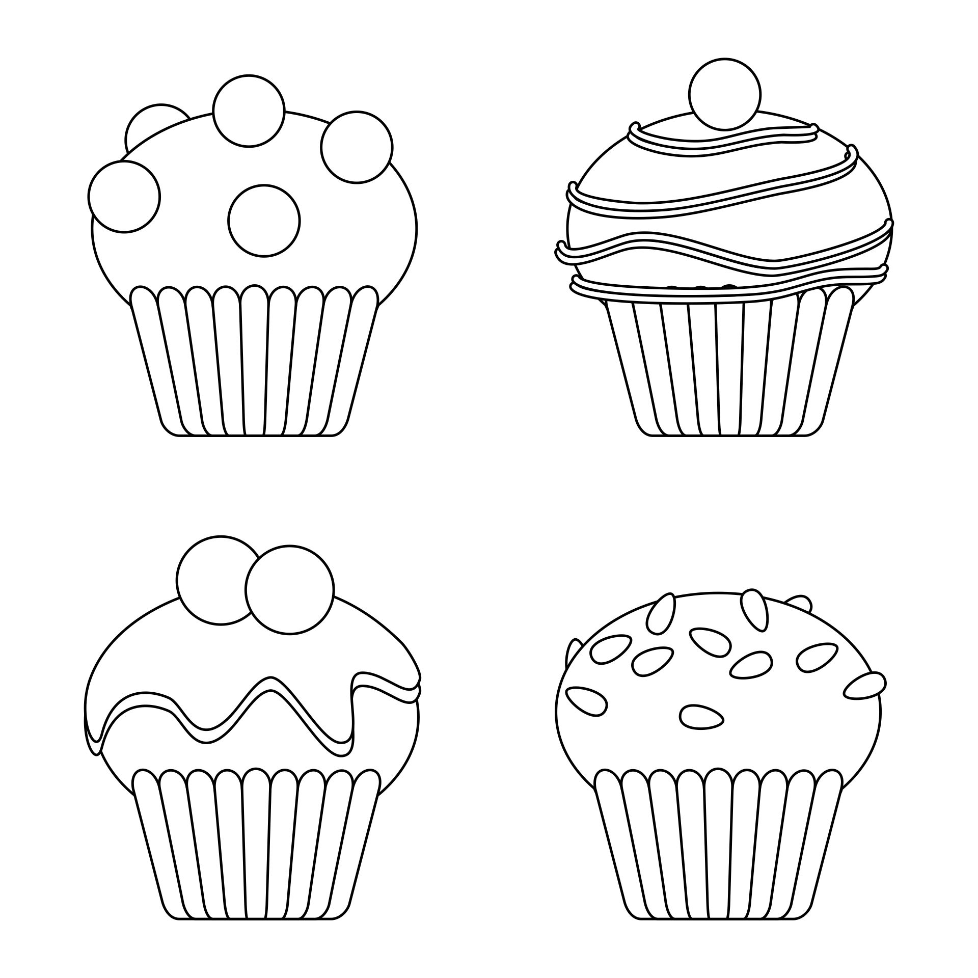 Template Cupcake 11 Free PDF Printables Printablee