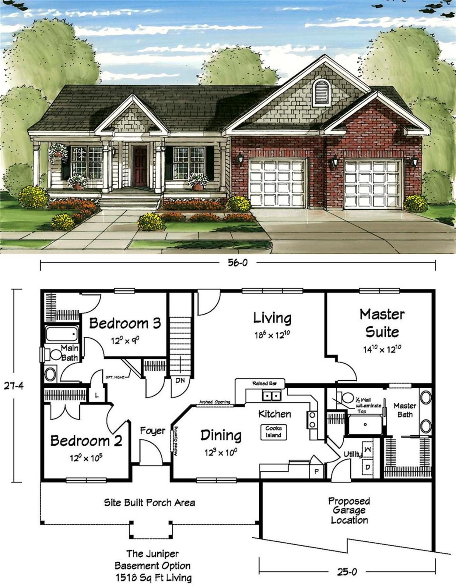 This Ranch Floor Plan Makes The Most Out Of A Small Footprint Floor This Ranch Floor Plan Makes The Most Out Of A Small Footprint Floor