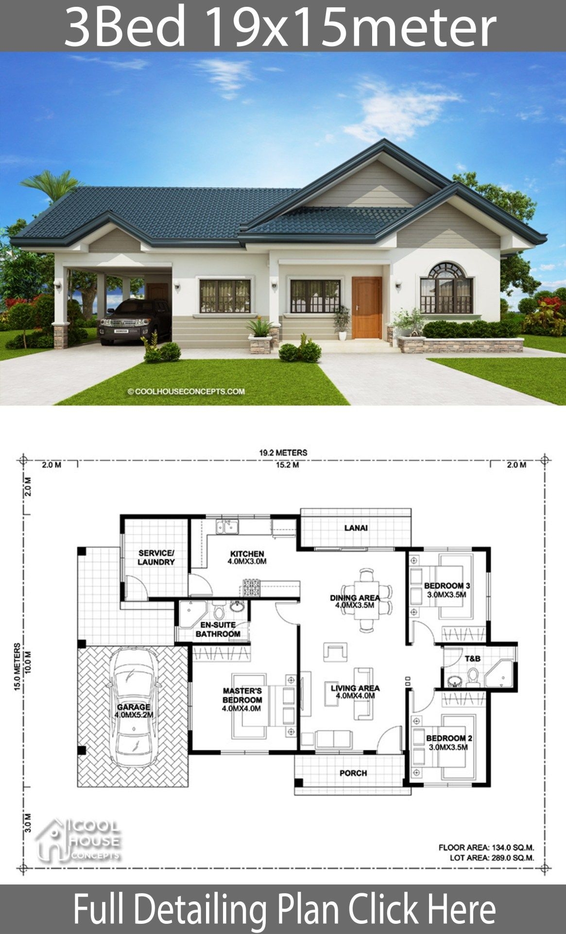 Three Bedroom Floor Plan House Design Dunanal
