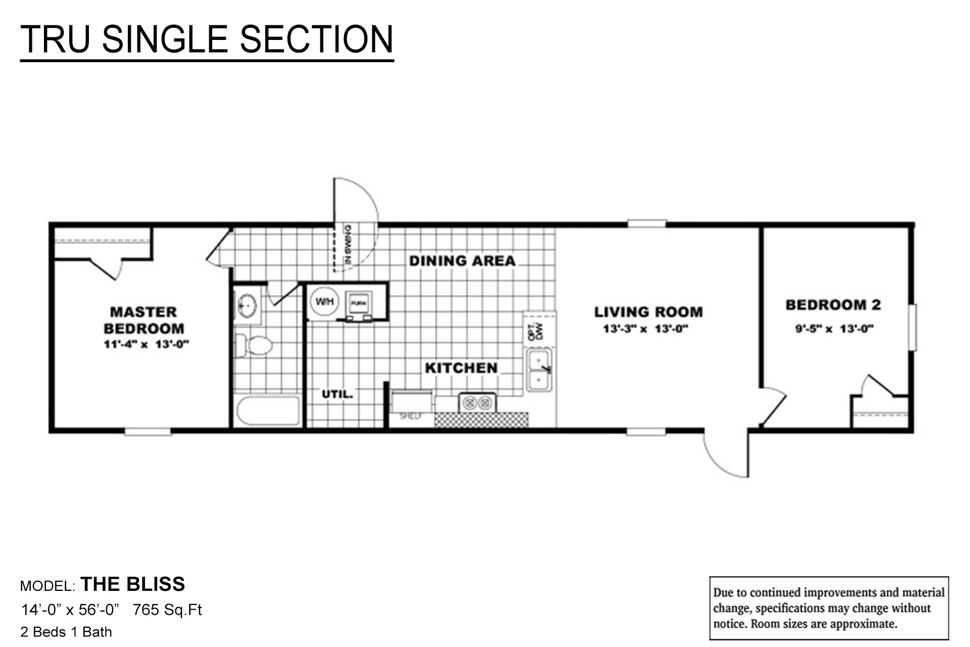 TRU Homes Floor Plans In East Texas Mobile Home Masters