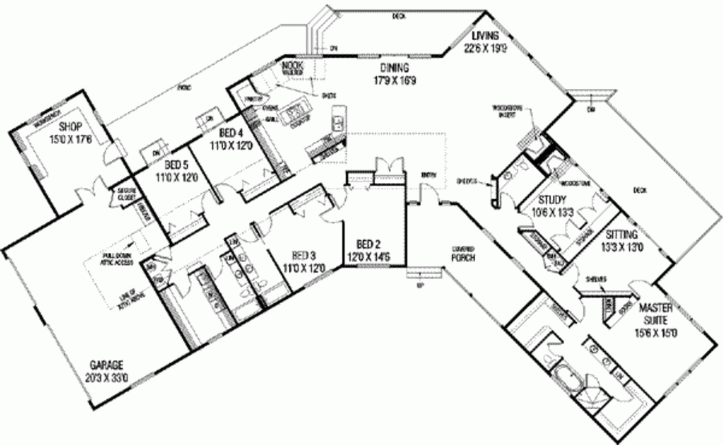 Unique 5 Bedroom Ranch Style House Plans New Home Plans Design
