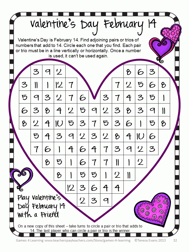 Valentine Day Printable Activities Printable Word Searches