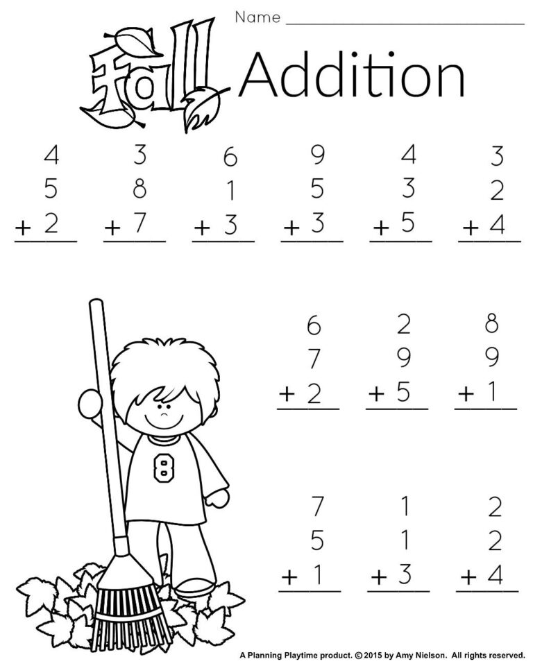 Work For 1st Graders Printables
