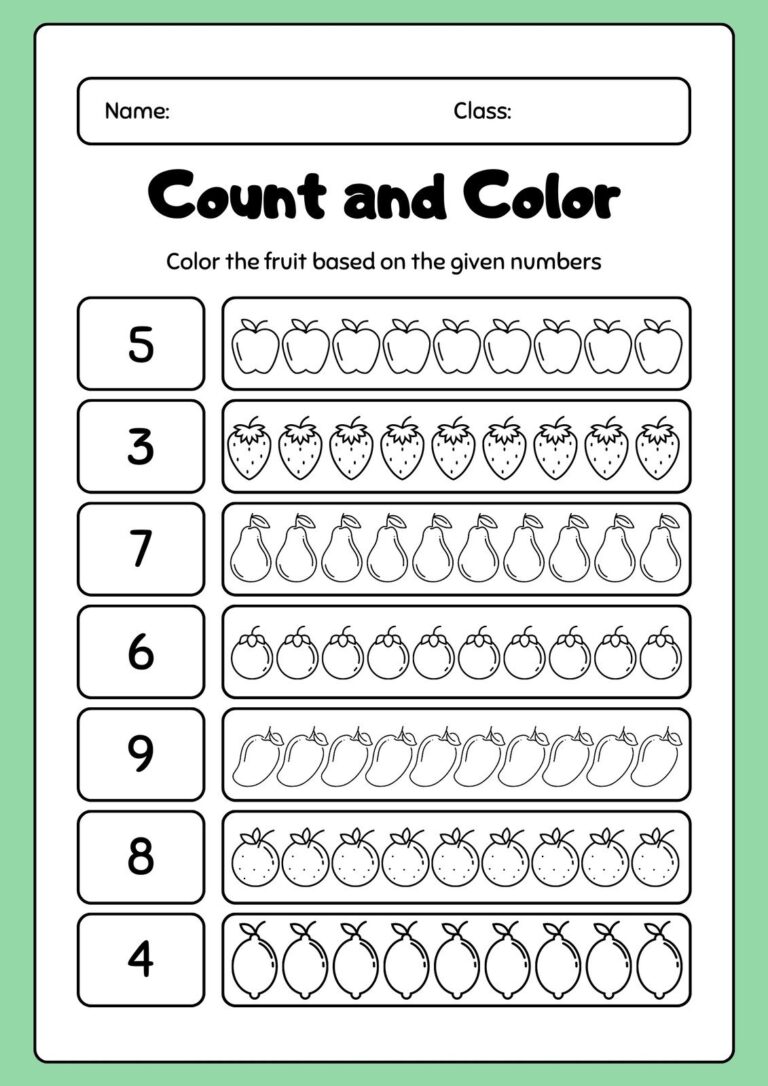 Worksheets For Kindergarten Printable Kindergarten Worksheets